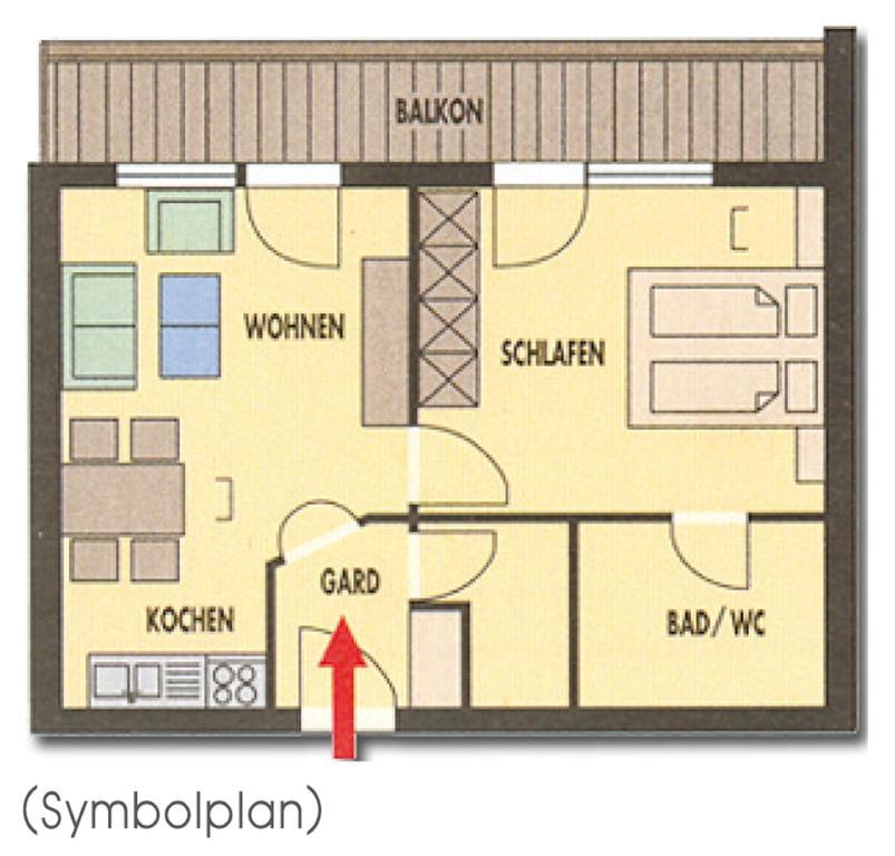 Top Tirol Appartement Huben  Bilik gambar