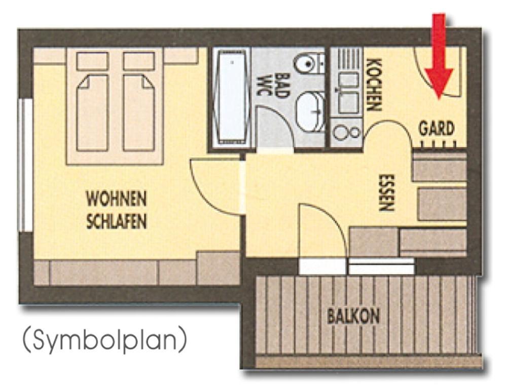 Top Tirol Appartement Huben  Bilik gambar